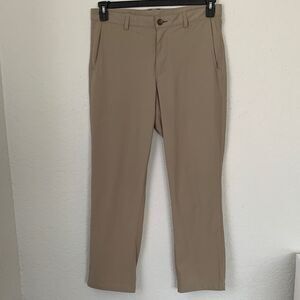 QOR Active Stretch Straight Men's Tan Golf  Pants Size 34/32